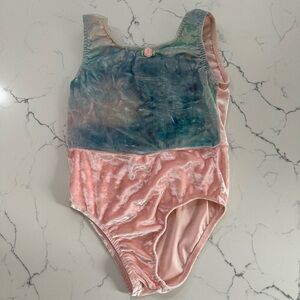 Vintage Stage Play Velvet kids Leotard size 7